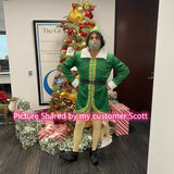 Deluxe Buddy The Elf Costume High Quality Buddy Cosplay Costumes For Sale
