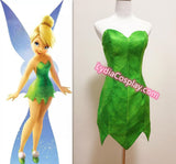 Fairy Tinkerbell Costume Green Tinkerbell Outfits Cosplay Costume Adults